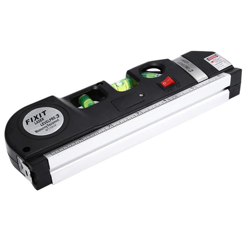 (Free Home Delivery) Professional 5-in-1 Laser Level with Ruler, Scale & Triple Spirit Level