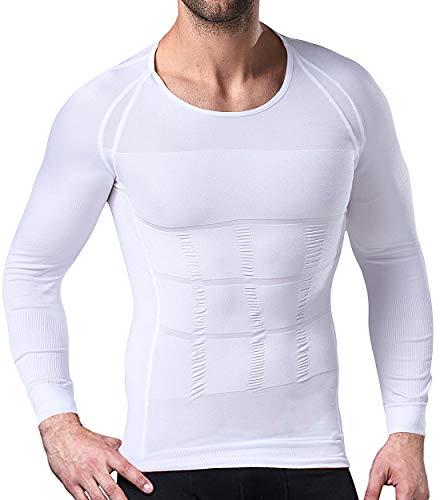 Slim and Fit Slimming Shirt For Men - White(With Free Delivery)