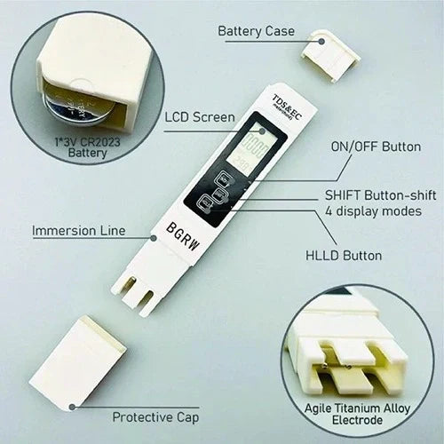 TDS Meter Water Quality Testing Pen (Free Home Delivery)