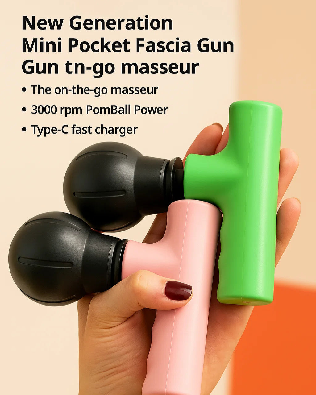 Portable Mini Massager Gun