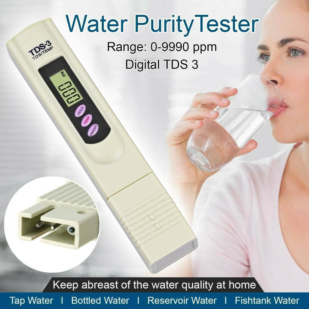 TDS Meter Water Quality Testing Pen (Free Home Delivery)