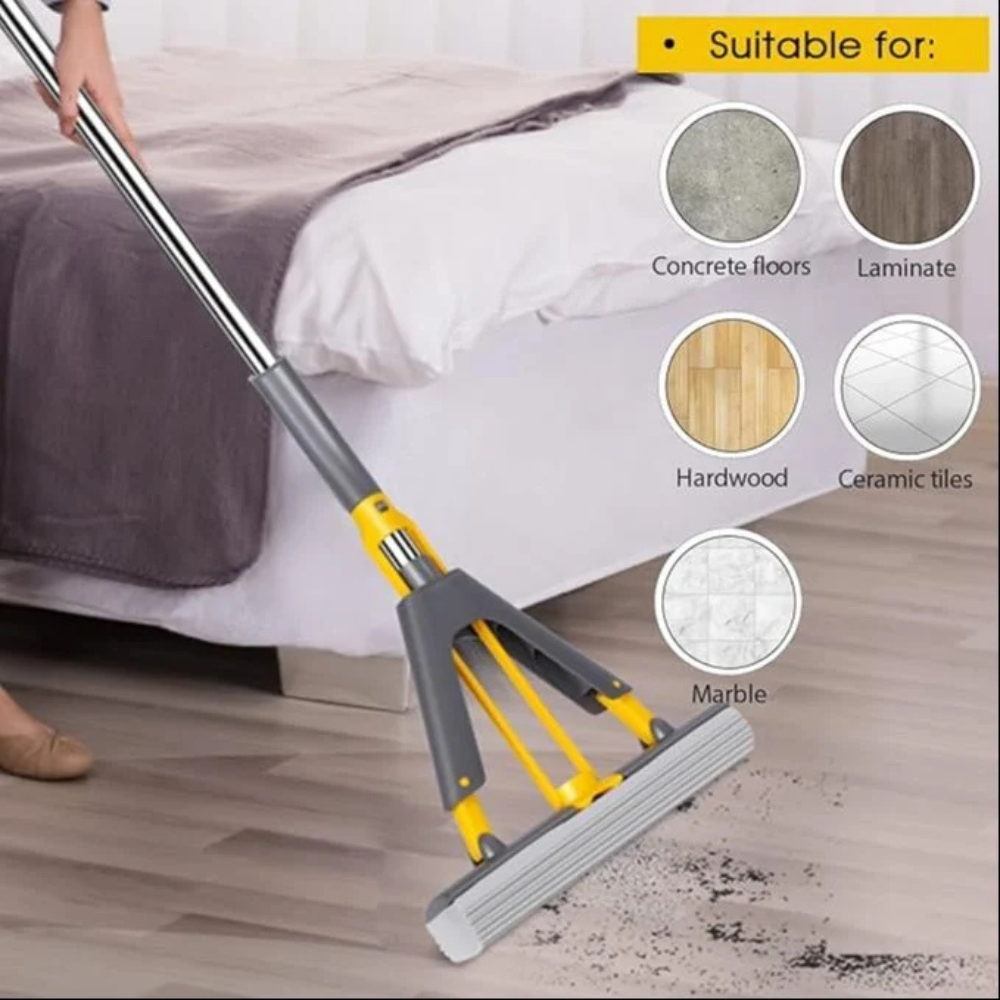 Magic Squeeze Sponge Mop with Adjustable Handle 💥FREE DELIVERY💥