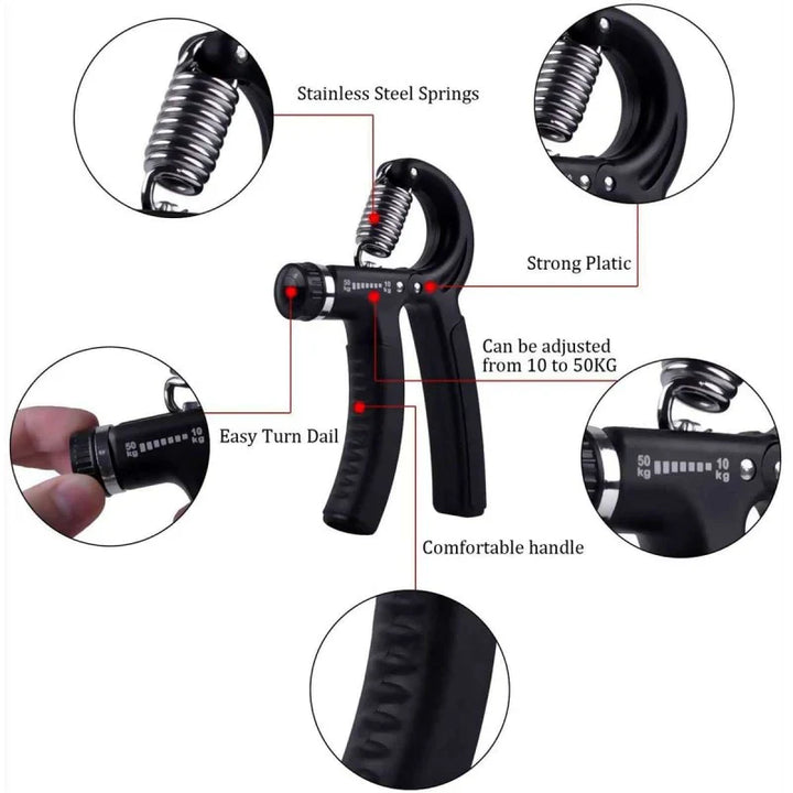 Adjustable Hand  Grip Strength Trainer 10-60 KG Strength