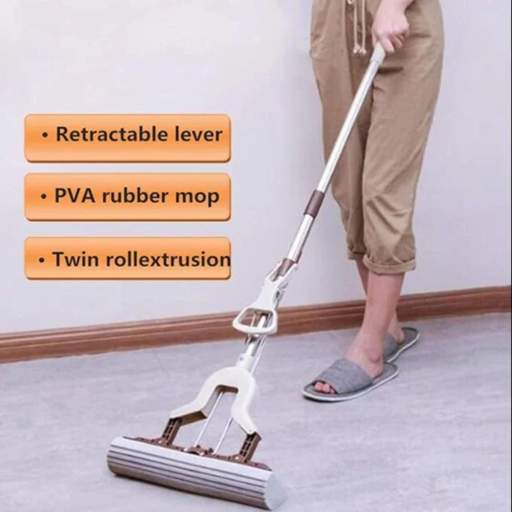 Magic Squeeze Sponge Mop with Adjustable Handle 💥FREE DELIVERY💥