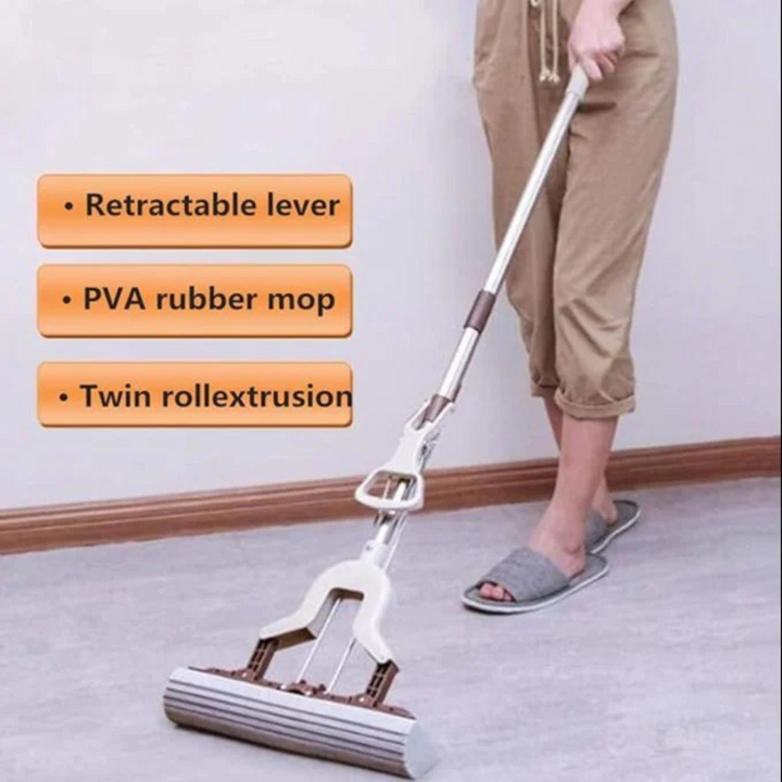 Magic Squeeze Sponge Mop with Adjustable Handle 💥FREE DELIVERY💥