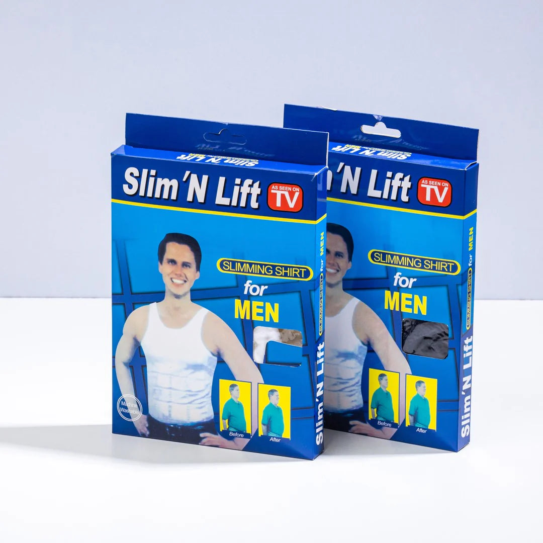 Slim and Fit Slimming Shirt For Men - White(With Free Delivery)
