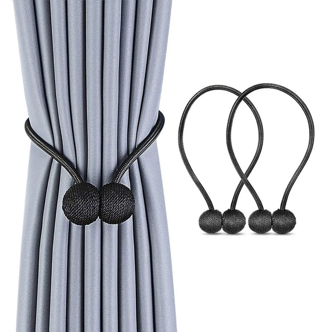 Magnetic Curtain Tiebacks for Window Decoration (Pair)