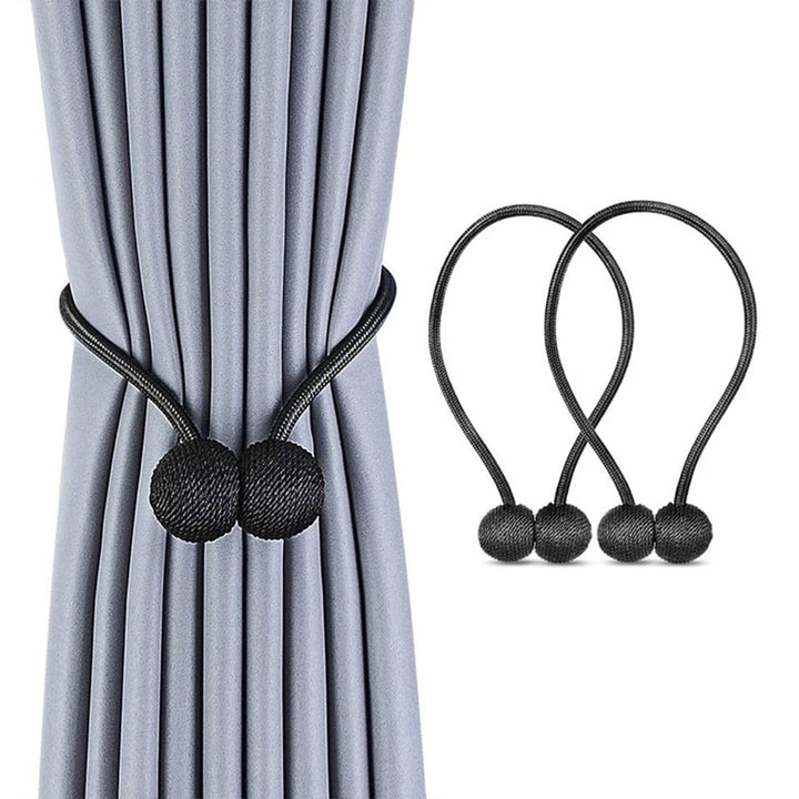 Magnetic Curtain Tiebacks for Window Decoration (Pair)