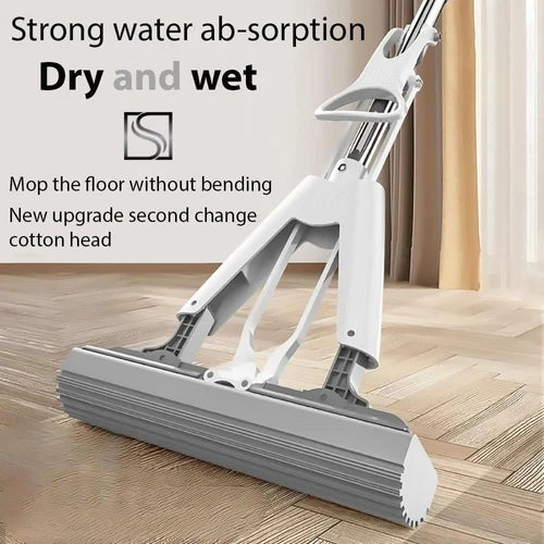 Magic Squeeze Sponge Mop with Adjustable Handle 💥FREE DELIVERY💥