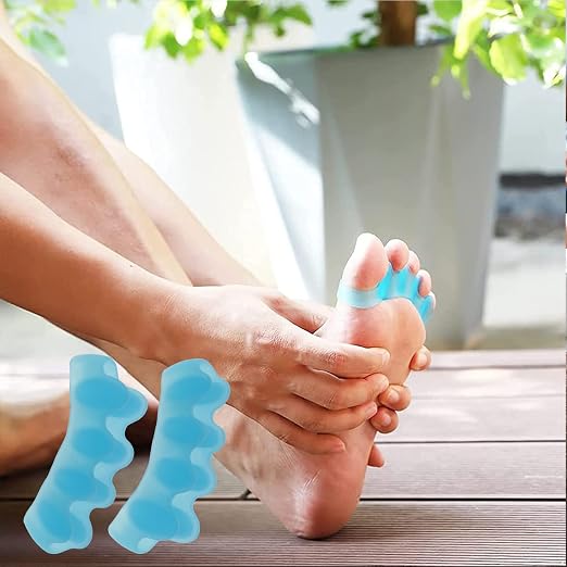|FREE DELIVERY| Silicone Gel Toe Separator, 5-Finger Spacer – Pack of 2