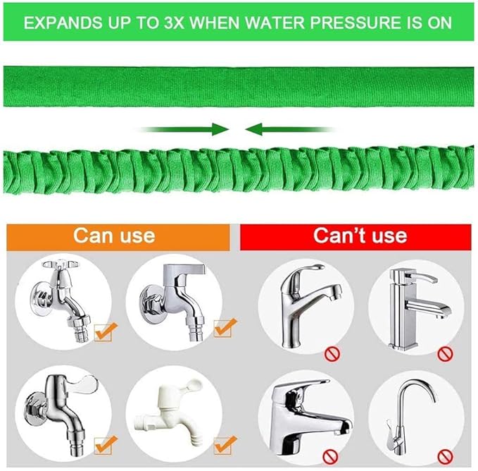 (Free Delivery) Extendable Magic Hose Pipe (100 ft)