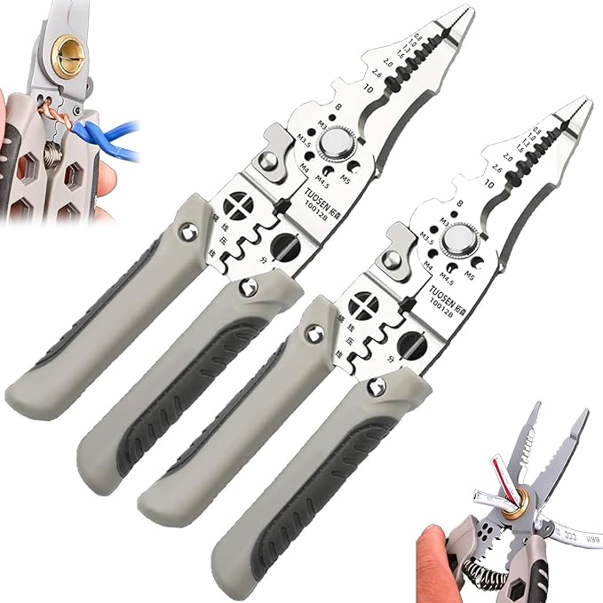 (Free Home Delivery) Multifunctional Wire Stripper Crimper Cable Cutter