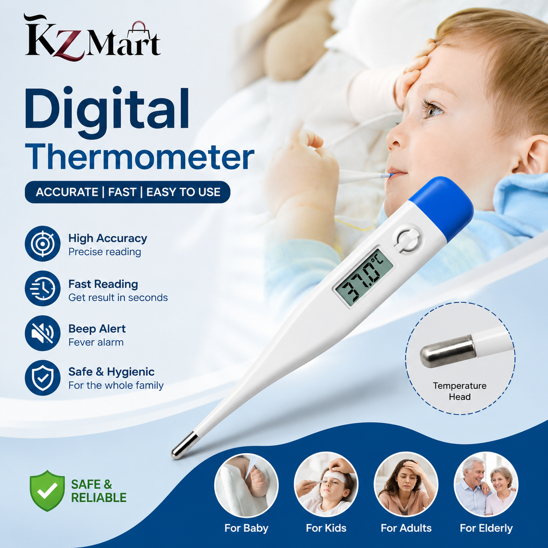 FREE DELIVERY| 🌡️ Digital LCD Thermometer for Kids & Adults