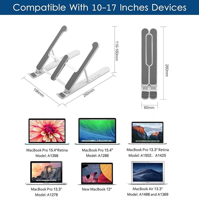 Foldable Non-slip Stand For Laptop And Tablet (Free Home Delivery)