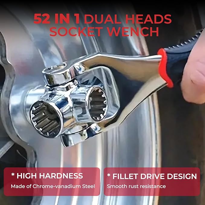 8-in-1 Universal Socket Wrench 360° Rotating Tool (Free Delivery)