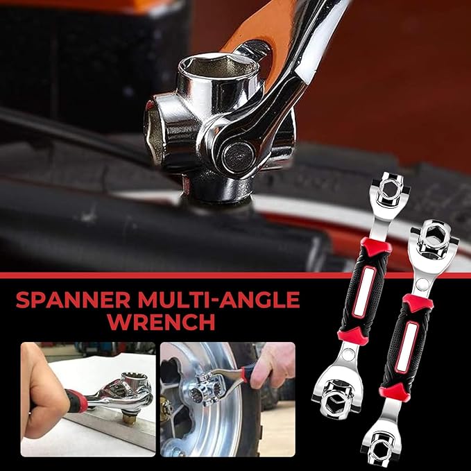 8-in-1 Universal Socket Wrench 360° Rotating Tool (Free Delivery)