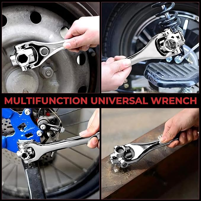 8-in-1 Universal Socket Wrench 360° Rotating Tool (Free Delivery)