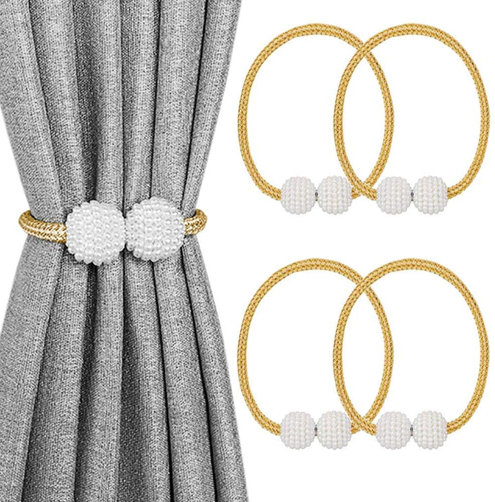 Magnetic Curtain Tiebacks for Window Decoration (Pair)