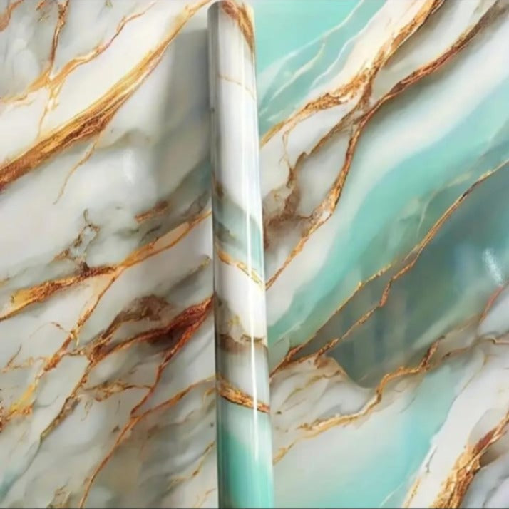 Waterproof Marble Sheets Roll:(L 6.5ft X W 2ft)