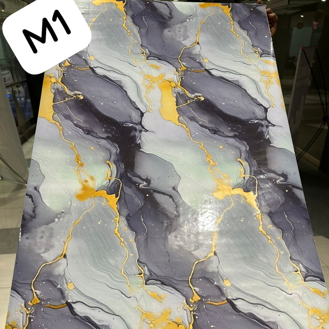 Waterproof Marble Sheets Roll:(L 6.5ft X W 2ft)