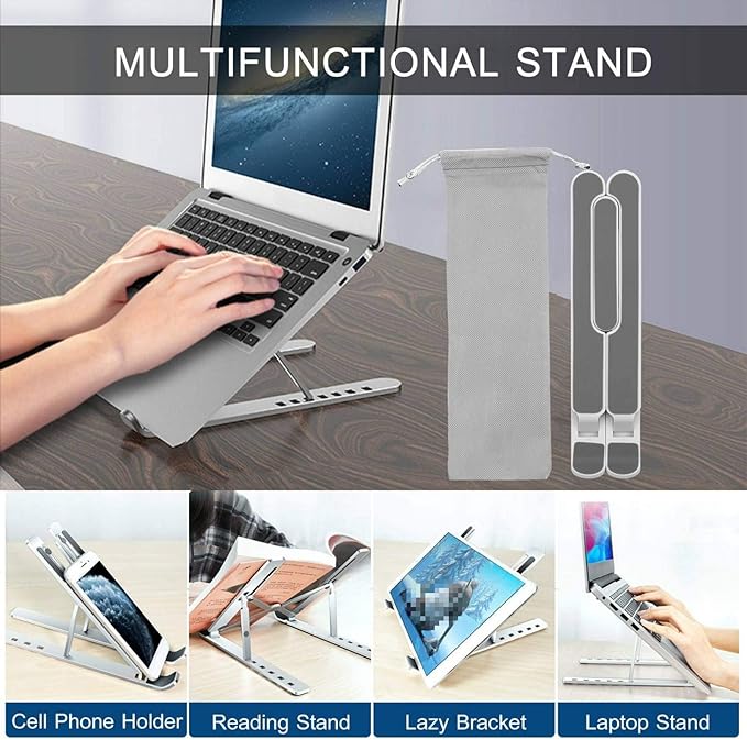Foldable Non-slip Stand For Laptop And Tablet (Free Home Delivery)