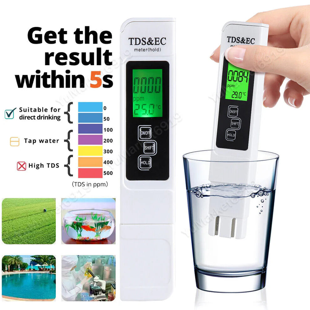 TDS Meter Water Quality Testing Pen (Free Home Delivery)