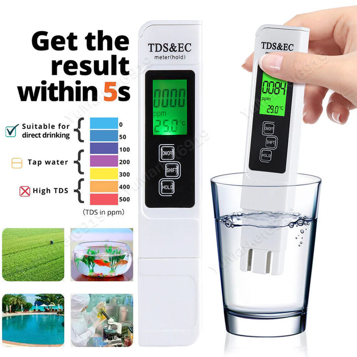TDS Meter Water Quality Testing Pen (Free Home Delivery)