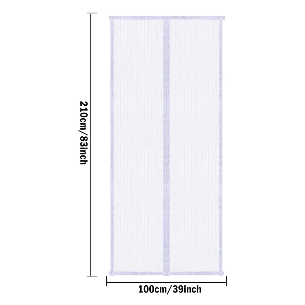 (Free Deliverey) Mosquito Door Net Mesh Screen – Magnetic Hands Free Closer