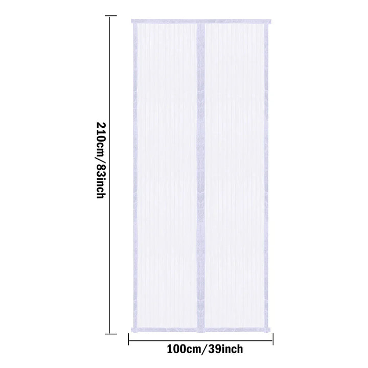 (Free Deliverey) Mosquito Door Net Mesh Screen – Magnetic Hands Free Closer