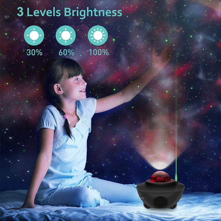 (Free Delivery) Galaxy Projector Lamp With Music Bluetooth Speaker