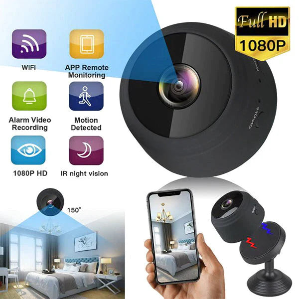 A9 Mini Wifi full HD Quality Camera - 1080p (FREE HOME DELIVERY)